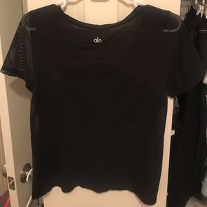 Soft & stylish Alo shirt with mesh details